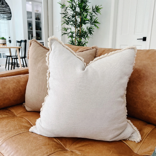 Linen Lumbar Pillows – theHOMEmind