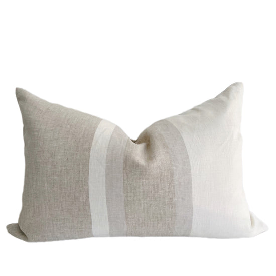 Anna Striped Linen Pillow