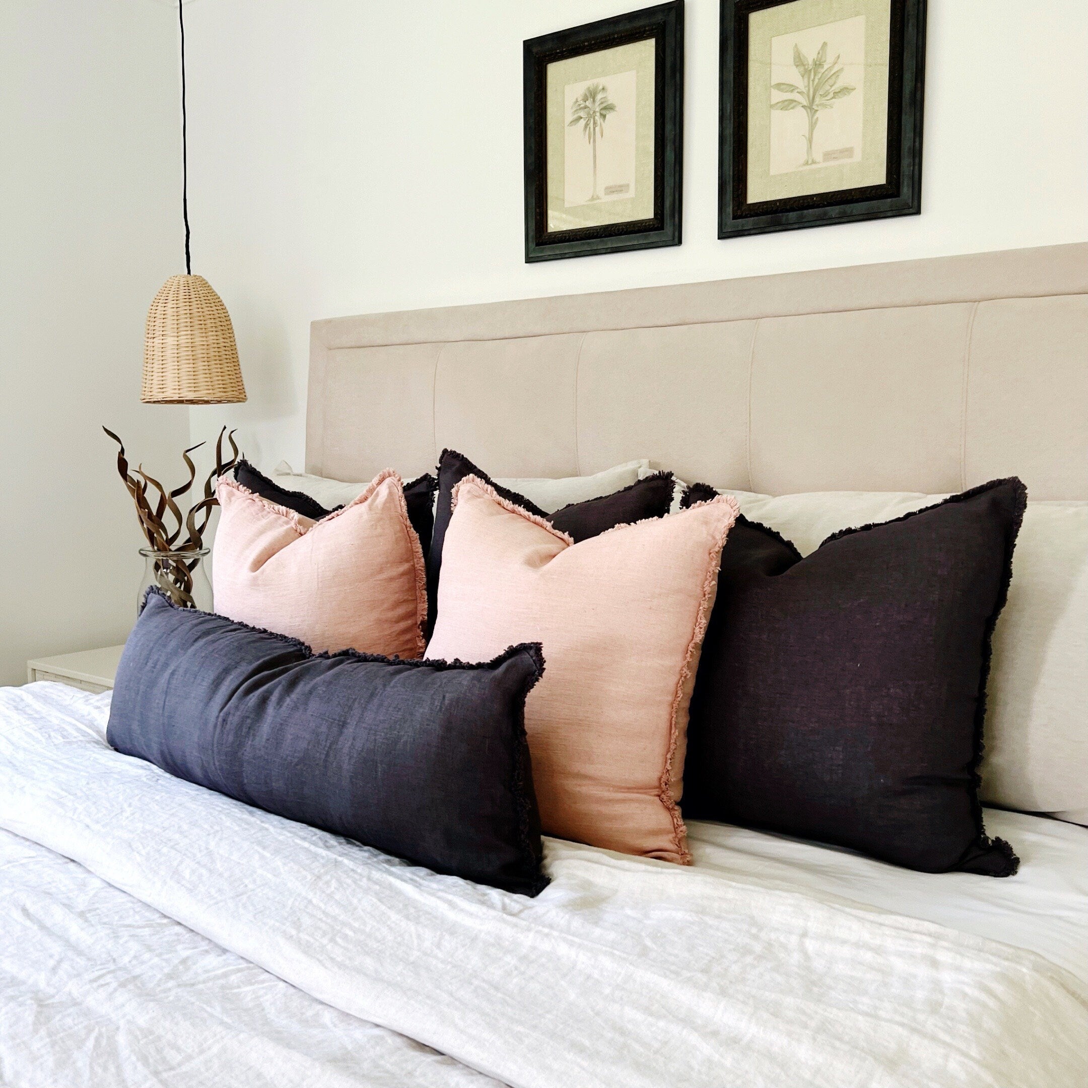 Rose gold outlet pillows for bed