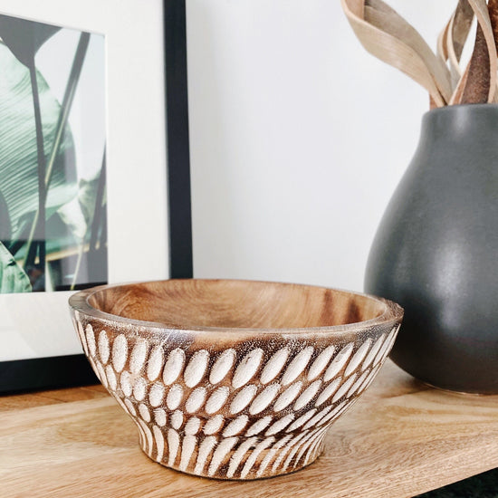 African Wooden Bowl